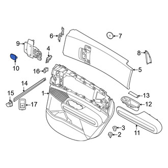 Mini OE - Front Inner Exterior Door Handle Cover