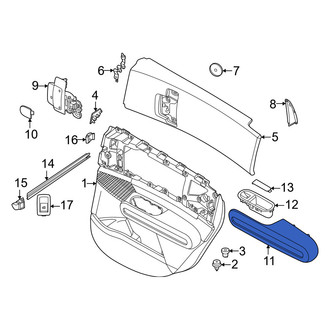 Mini OE - Rear Left Door Armrest