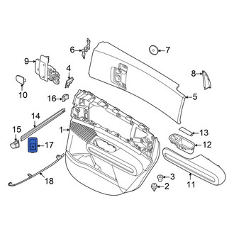 Mini OE - Front Right Door Window Switch
