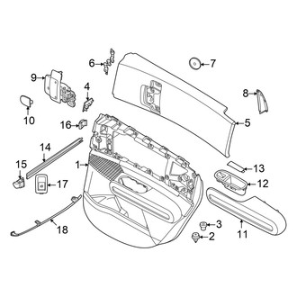 Mini OE - Rear Door - Interior Trim (BATTERY EV (EV/BEV))