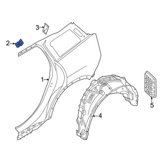 Mini OE - Left Body C-Pillar Reinforcement Bracket
