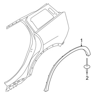 Mini OE - Quarter Panel - Exterior Trim (BATTERY EV (EV/BEV))
