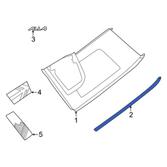 Mini OE - Rear Right Quarter Panel Reveal Molding