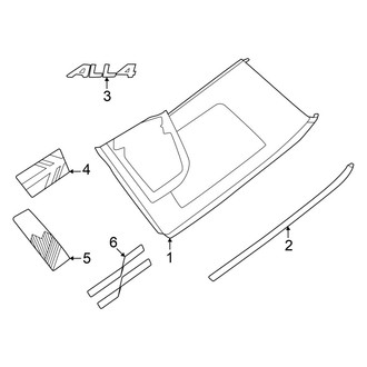 Mini OE - Quarter Panel - Glass (BATTERY EV (EV/BEV))