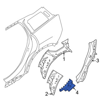 Mini OE - Right Body C-Pillar Reinforcement Bracket