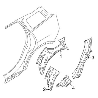 Mini OE - Quarter Panel - Inner Structure (BATTERY EV (EV/BEV))