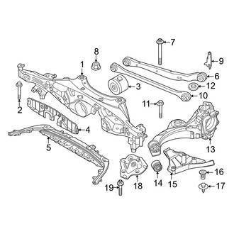 Mini OE - Rear Suspension - Suspension Components (BATTERY EV (EV/BEV))