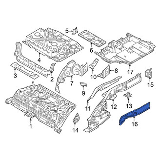 Mini OE - Rear Left Frame Rail End