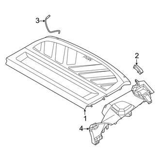 Mini OE - Rear Body & Floor - Interior Trim (Luggage Cover), (BATTERY EV (EV/BEV))
