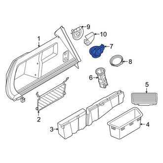 Mini OE - Rear 12 Volt Accessory Power Outlet Housing