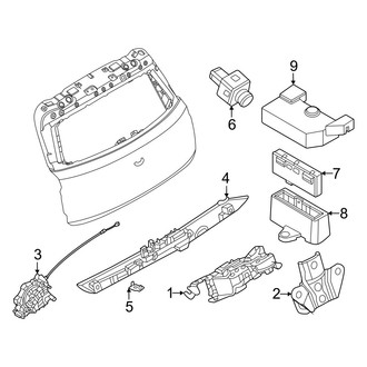 Mini OE - Lift Gate - Lock & Hardware (BATTERY EV (EV/BEV))