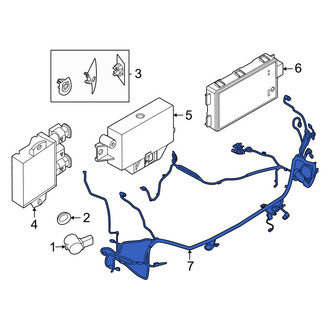 Mini OE - Rear Parking Aid System Wiring Harness