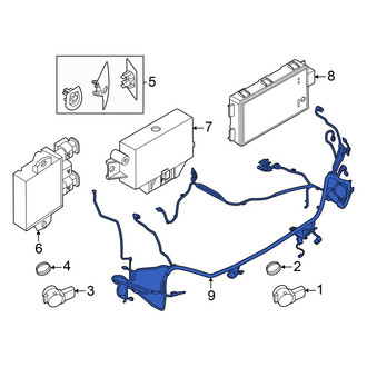 Mini OE - Rear Parking Aid System Wiring Harness