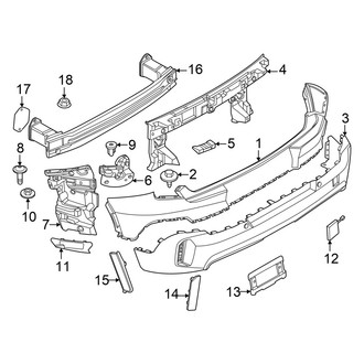 Mini OE - Rear Bumper - Bumper & Components (E / SE All4)