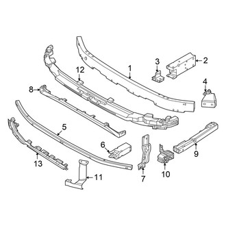 Mini OE - Front Bumper & Grille - Bumper & Components (Bumper Support)