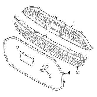 Mini OE - Front Bumper & Grille - Bumper & Components (Grille & Components)