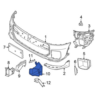 Mini OE - Front Left Radiator Support Air Duct