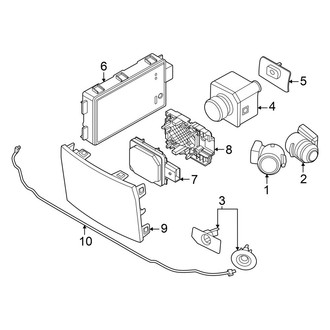Mini OE - Front Bumper & Grille - Bumper & Components (Electrical Components)