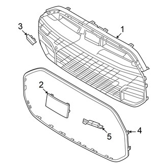 Mini OE - Front Bumper & Grille - Bumper & Components (Grille & Components)