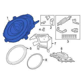 Mini OE - Front Left Headlight Assembly