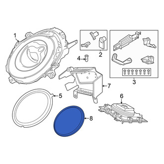Mini OE - Front Left Headlight Bezel