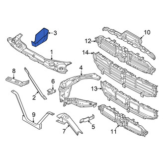 Mini OE - Radiator Support Tie Bar Bracket