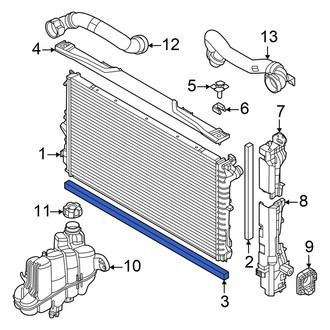 Mini OE - Center Radiator Air Seal