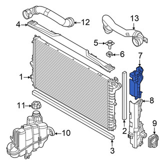Mini OE - Front Left Upper Radiator Support Side Panel