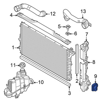 Mini OE - Right Radiator Support Bracket