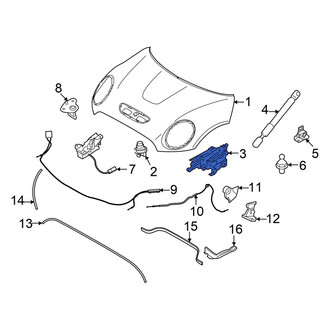 Mini OE - Front Left Hood Hinge