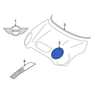 Mini OE - Front Right Headlight Bezel