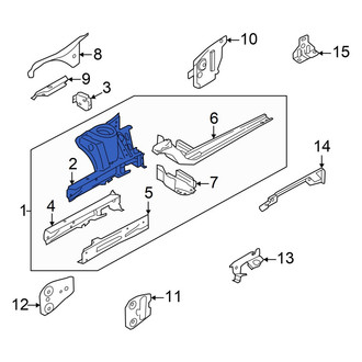 Mini OE - Front Right Suspension Strut Tower