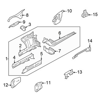 Mini OE - Fender - Structural Components & Rails