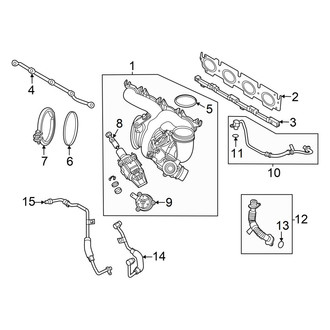 Mini OE - Engine / Transaxle - Turbocharger & Components (Turbocharger & Lines), (John Cooper Works)