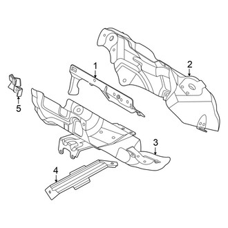 Mini OE - Engine / Transaxle - Turbocharger & Components (Heat Shields), (Base / S)