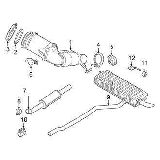Mini OE - Exhaust System - Exhaust Components (Base / S)