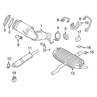 Mini OE - Exhaust System - Exhaust Components (John Cooper Works)