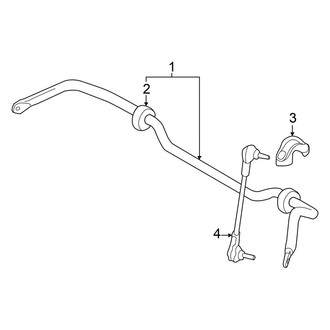 Mini OE - Front Suspension - Stabilizer Bar & Components