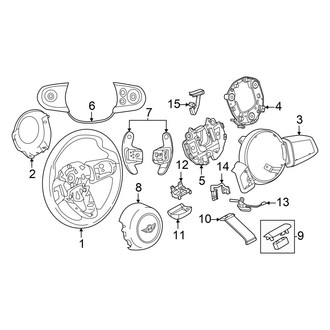 Mini OE - Steering Wheel & Trim (John Cooper Works)