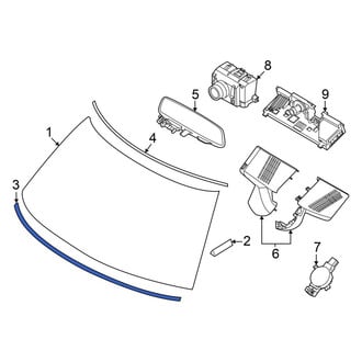 Mini OE - Lower Windshield Insulator