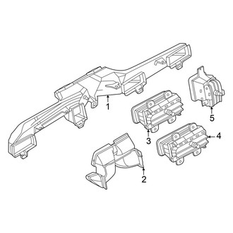 Mini OE - Instrument Panel - Ducts