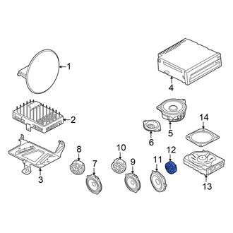 Mini OE - Rear Upper Speaker