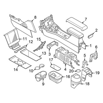 Mini OE - Center Console (Body & Components)