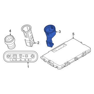 Mini OE - Front 12 Volt Accessory Power Outlet Cover
