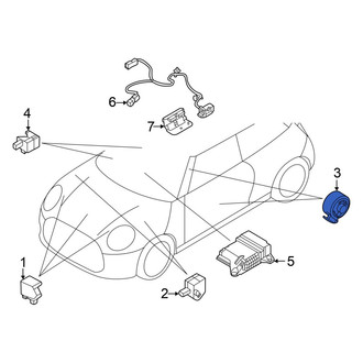 Mini OE - Center Rear Air Bag Impact Sensor