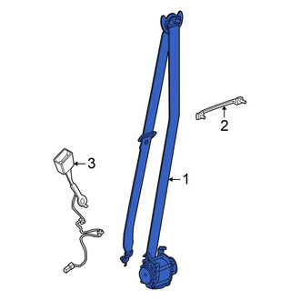 Mini OE - Front Left Seat Belt Lap and Shoulder Belt