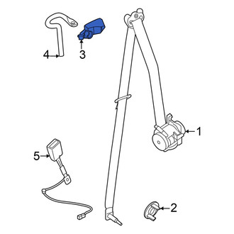 Mini OE - Front Left Seat Belt Guide