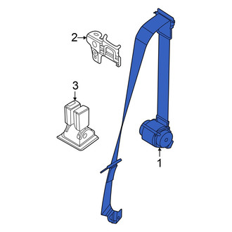 Mini OE - Rear Right Seat Belt Lap and Shoulder Belt