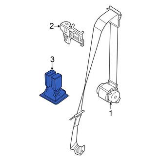 Mini OE - Rear Seat Belt Receptacle