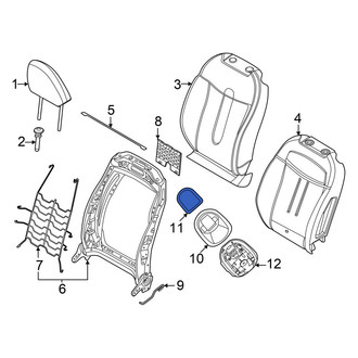 Mini OE - Front Left Folding Seat Latch Release Handle